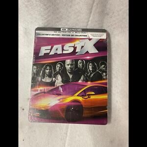 Fast X 4K UHD Ultra HD Blu-ray Collector's Steelbook Edition [Brand New]